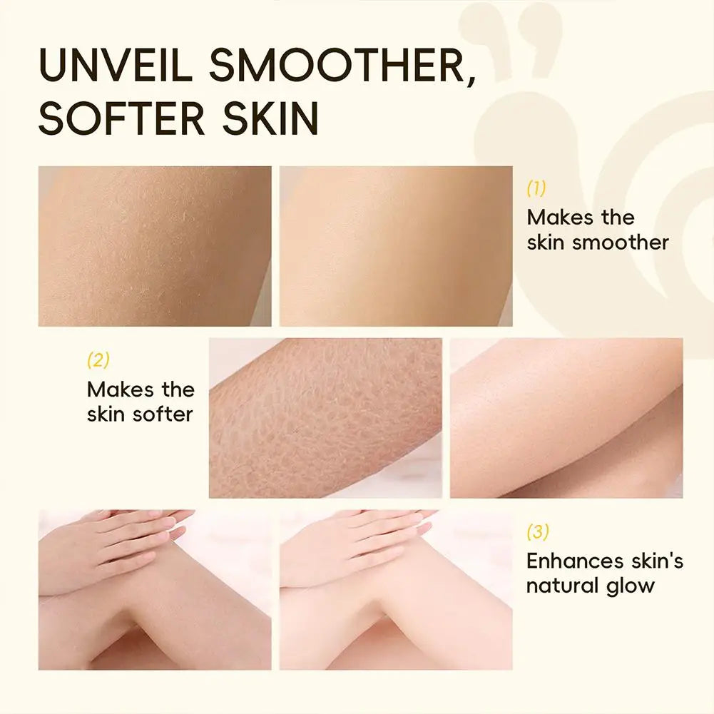 Snail Mucin Body Cream – Deep Hydration for Dry, Rough Skin